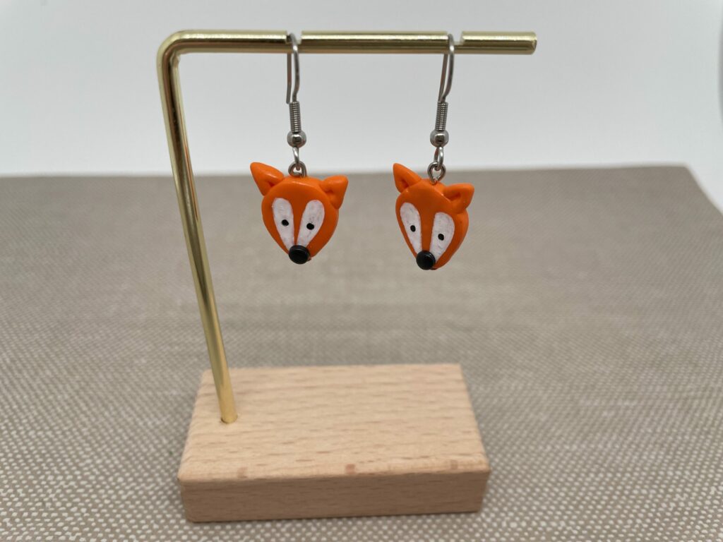 Boucles d’oreilles renards