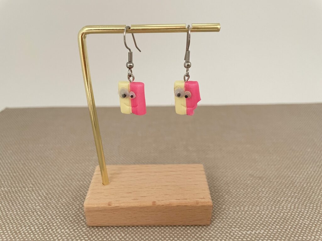 Boucles d’oreilles chewing-gum