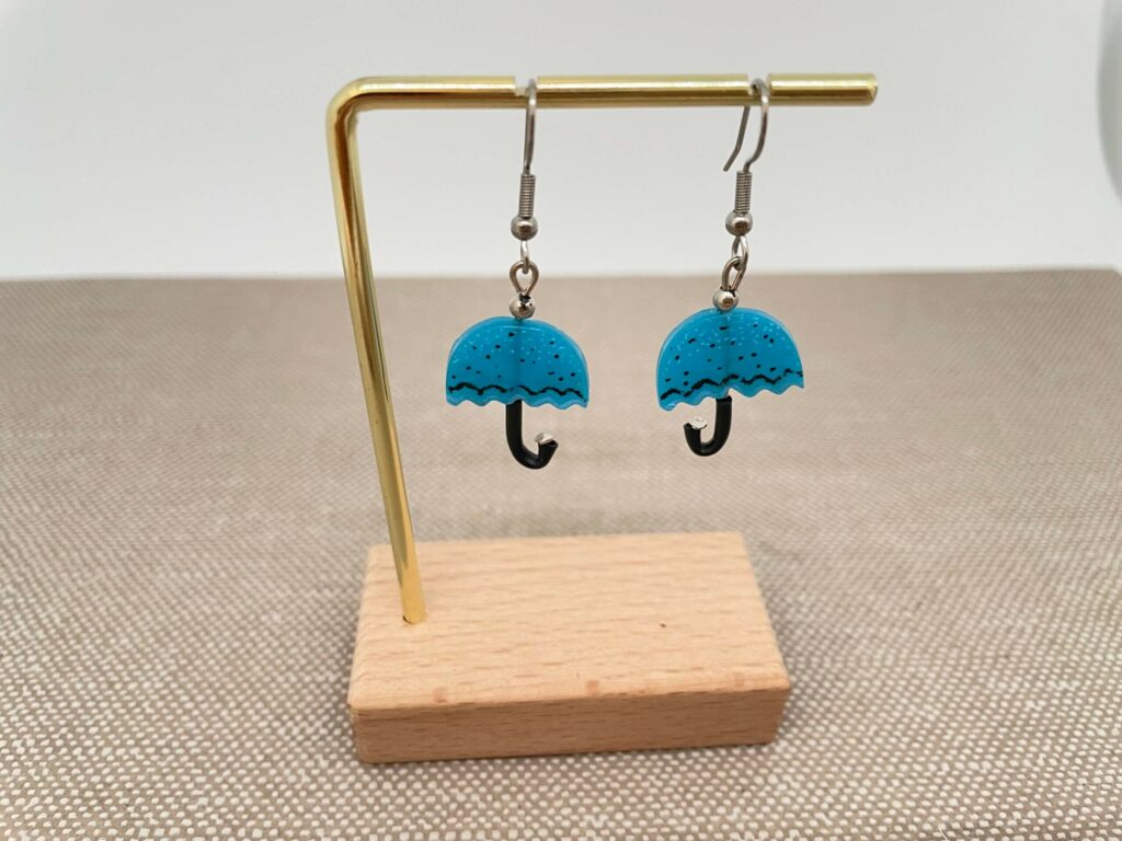 Boucles d'oreilles parapluie