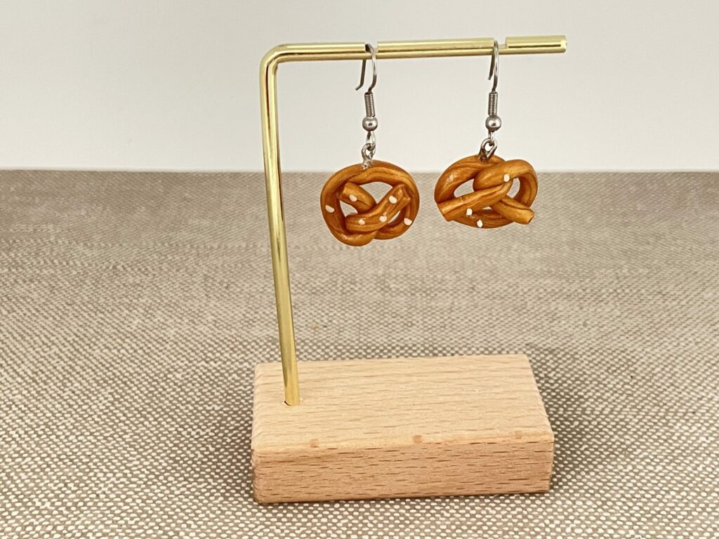 Boucles d’oreilles bretzels