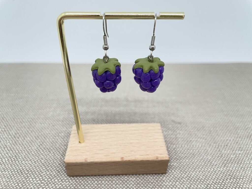 Boucles d’oreilles mûres