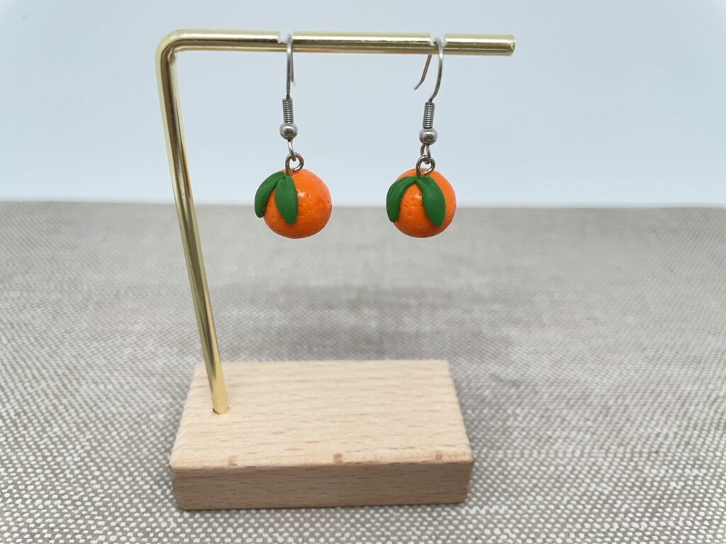 Boucles d’oreilles clémentines