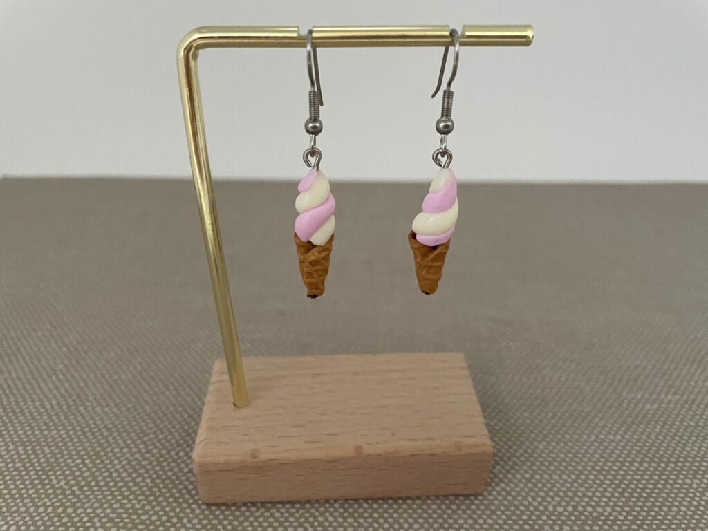 Boucles d’oreilles glace