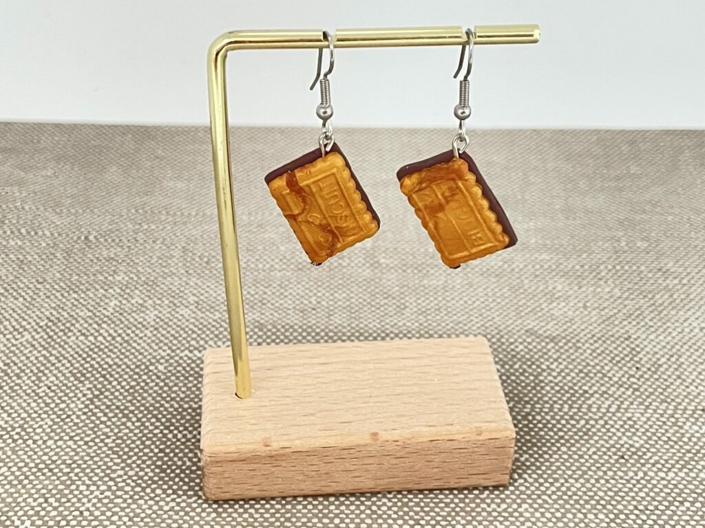 Boucles d’oreilles biscuits