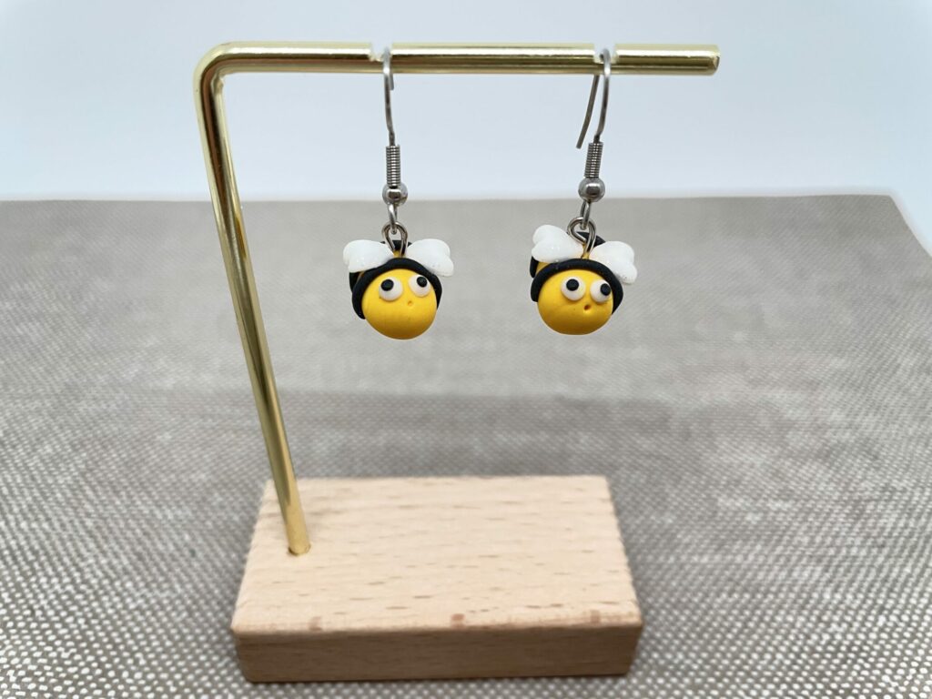 boucles d'oreilles abeilles