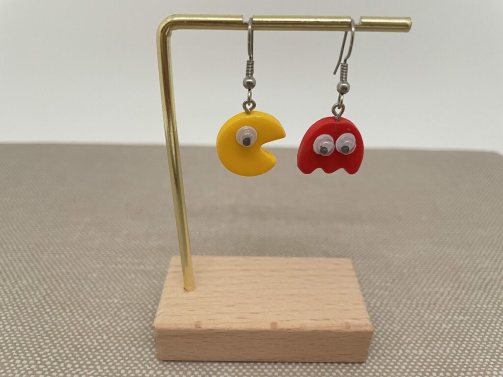 Boucles d'oreilles jeu d'arcade