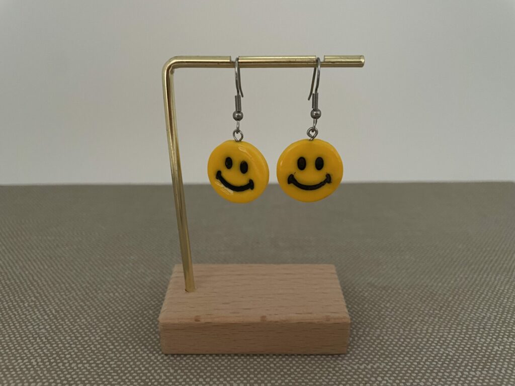 Boucles d’oreilles smiley