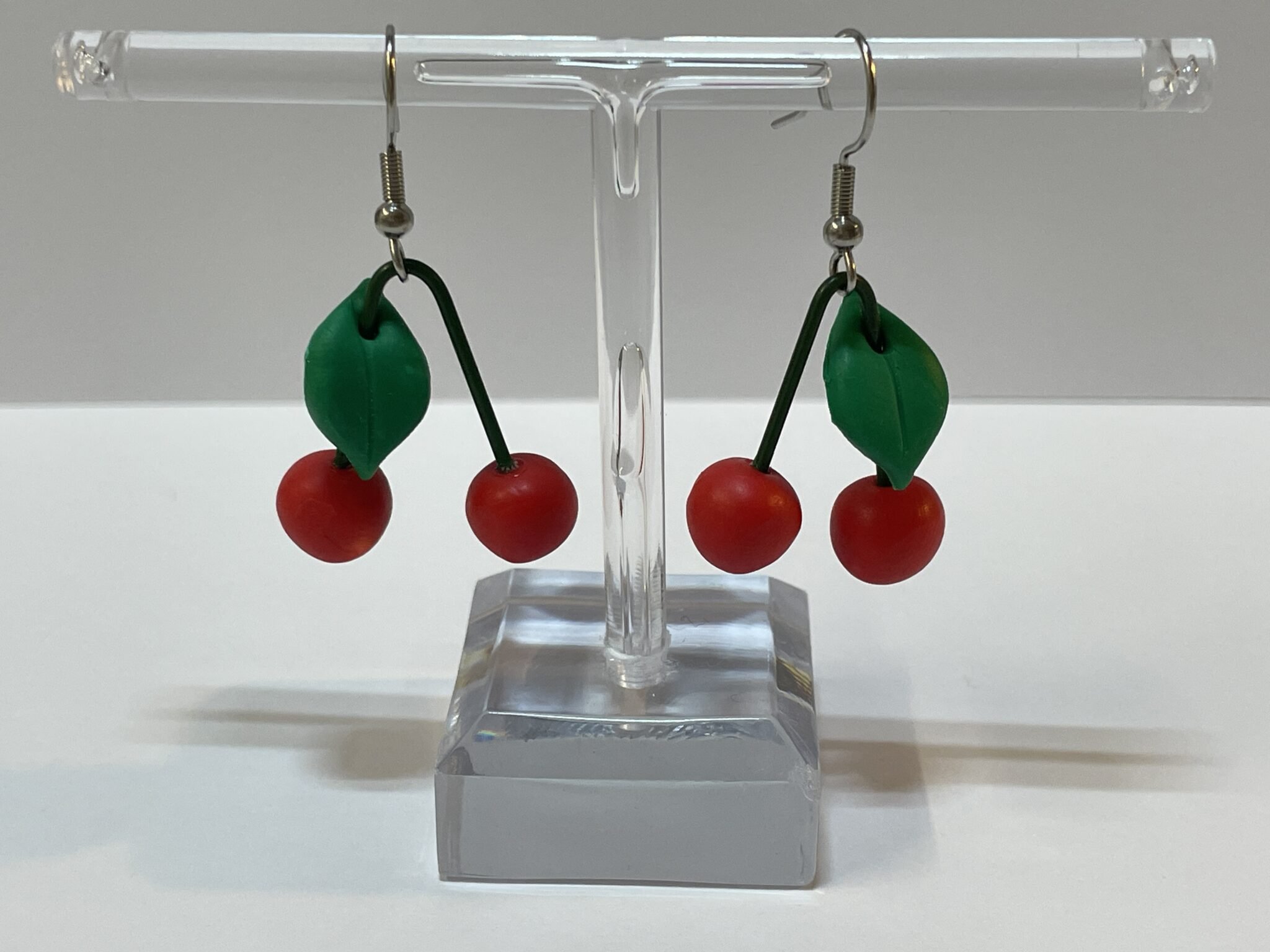 Boucles d’oreilles cerises