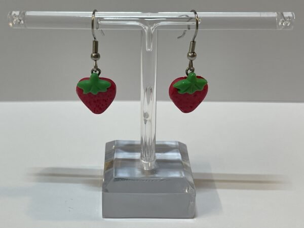 Boucles d'oreilles fraises