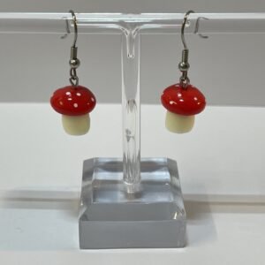 Boucles d’oreilles champignon