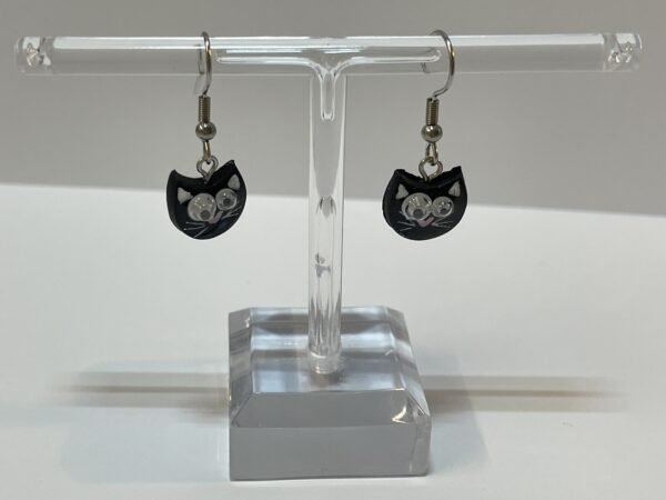 Boucles d'oreilles chat