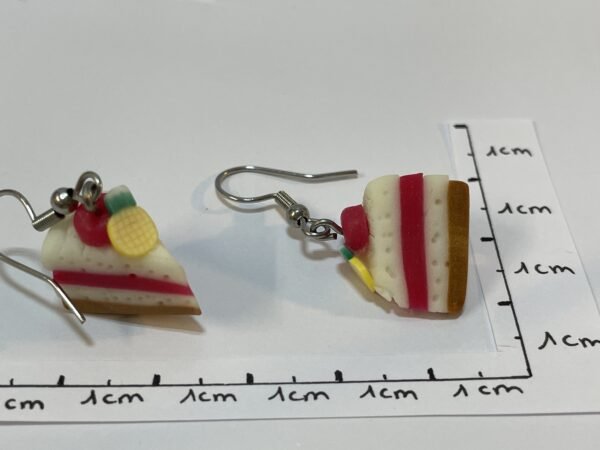 Boucles d’oreilles cupcake ananas