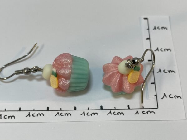 Boucles d’oreilles rainbow cake