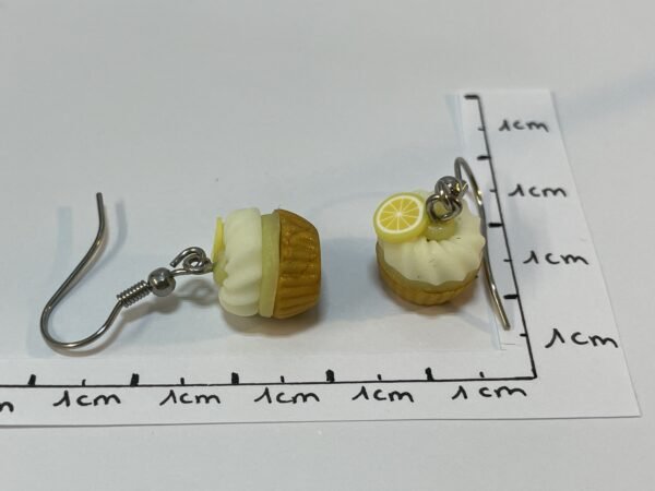 Boucles d’oreilles tarte aux citrons