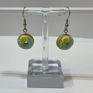 Boucles d’oreilles donuts kiwis