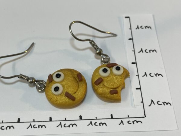 Boucles d'oreilles cookies