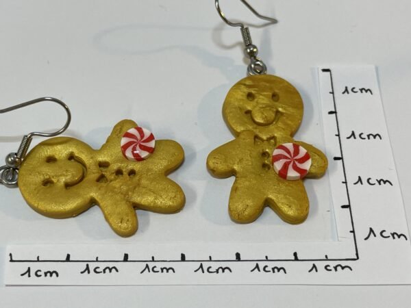 Boucles d’oreilles pain d’épice