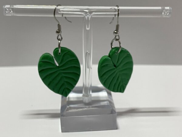 Boucles d'oreilles feuilles tropicales