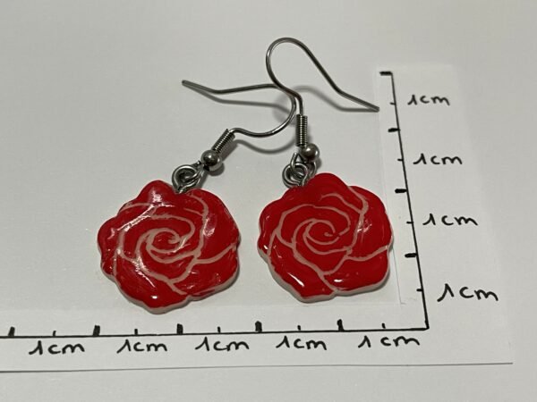 Boucles d'oreilles roses