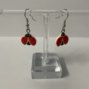 Boucles d’oreilles coccinelles phosphorescentes